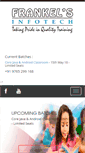 Mobile Screenshot of frankelsinfotech.com